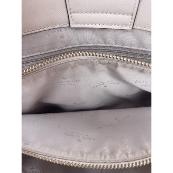 Kate Spade New York Perry Floral Medium Satchel Chalk Pink - Picture 14 of 16